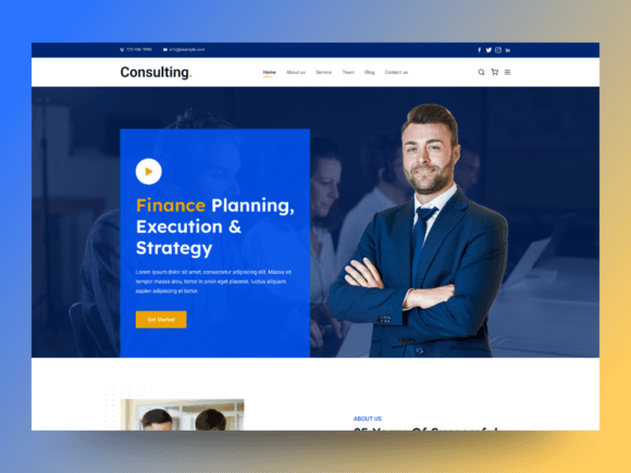 Building a High-Converting Financial Consulting Landing Page: A Guide to Modern UI Design