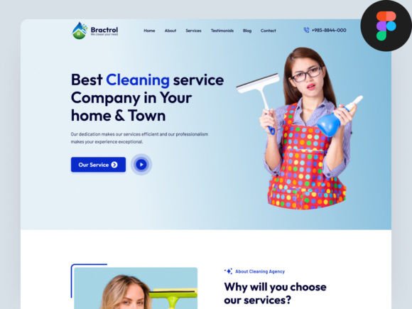 Cleaning Landing Page: A Design Blueprint