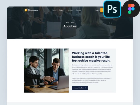 Elevating Professional Identity Through the About Us Coaching Landing Page