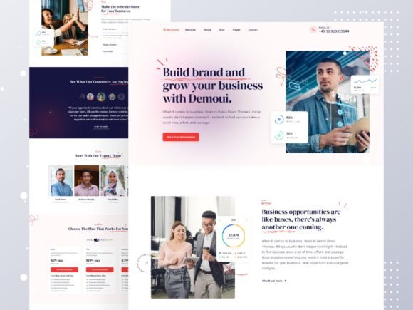Elevating Professional Services with the Business Consulting Figma Web Template