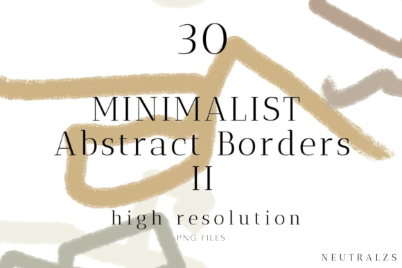 Elevating Visual Identity with High-Resolution Abstract Lines Design Elements Clipart