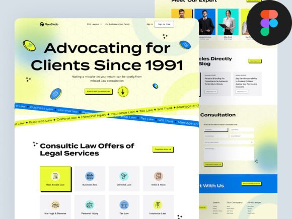 Law Firm Consultation Agency: A Modern Design Blueprint