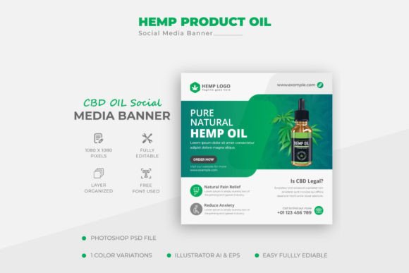 Mastering Visual Consistency: The Strategic Value of the Green CBD Oil Social Media Post Template