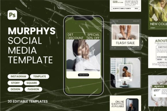 Streamlining Visual Branding with Murphys Instagram Template Design
