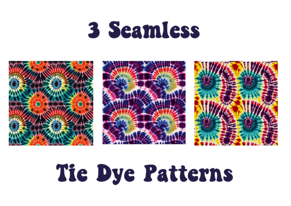 Tie Dye Seamless Pattern Guide