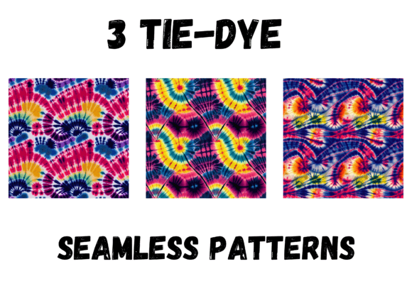 Vibrant Tie Dye Seamless Pattern PNG for Creative Projects